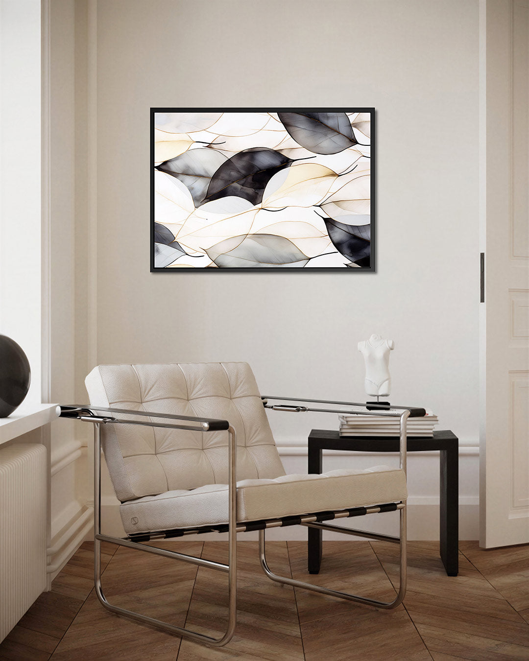 Organische bladvormen Kunstwerk