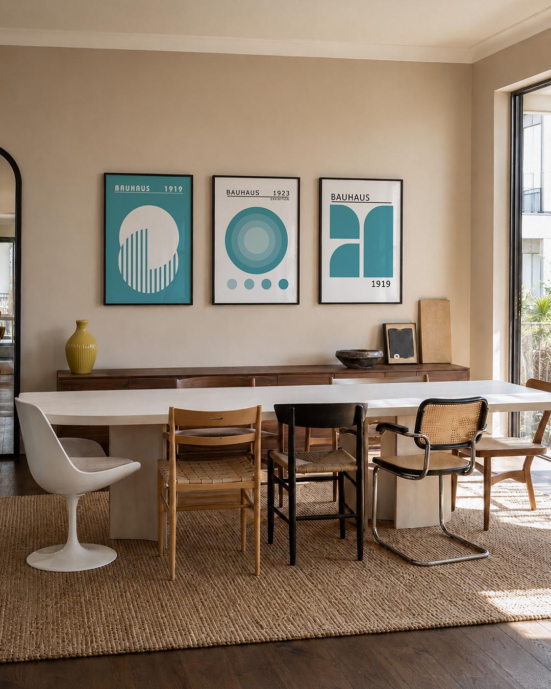 Cirkel en strepen Posterset