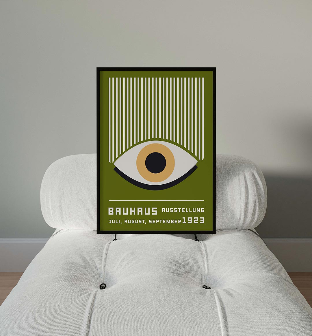 Oog en lijnen Poster