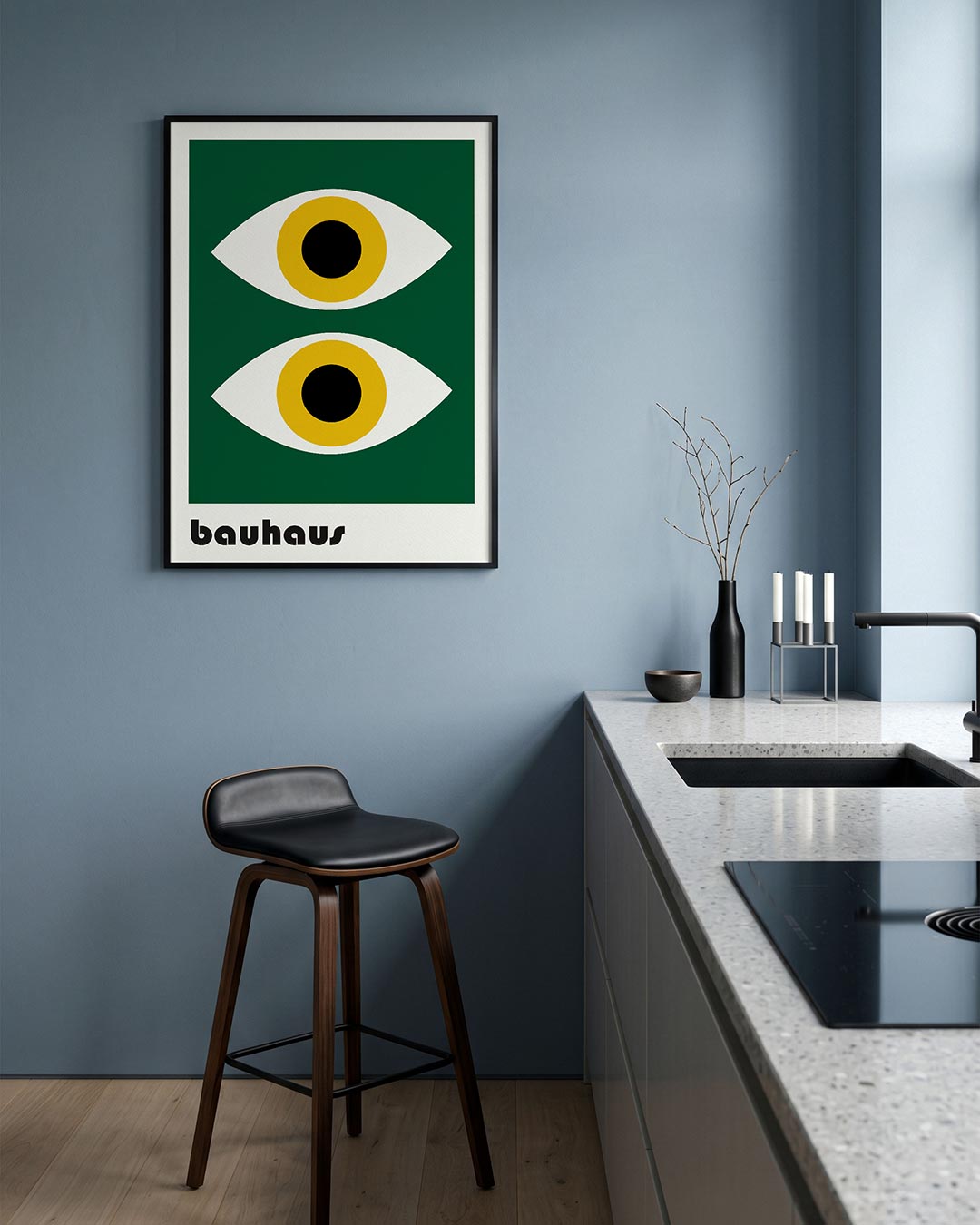 Oogvormen en kleur Poster
