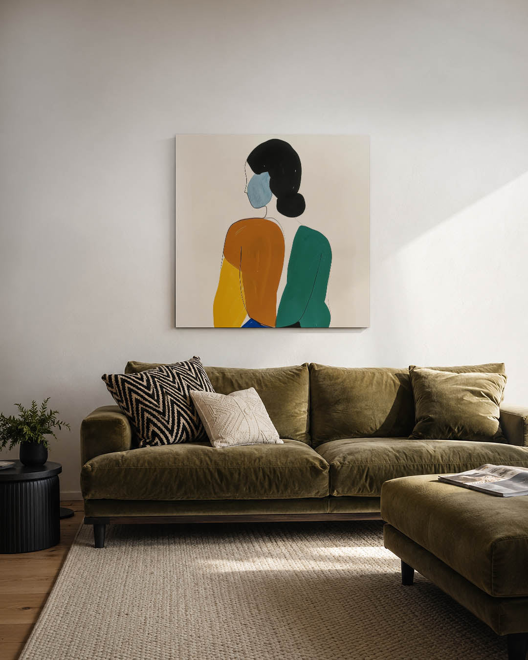 Gestileerde figuren Kunstwerk