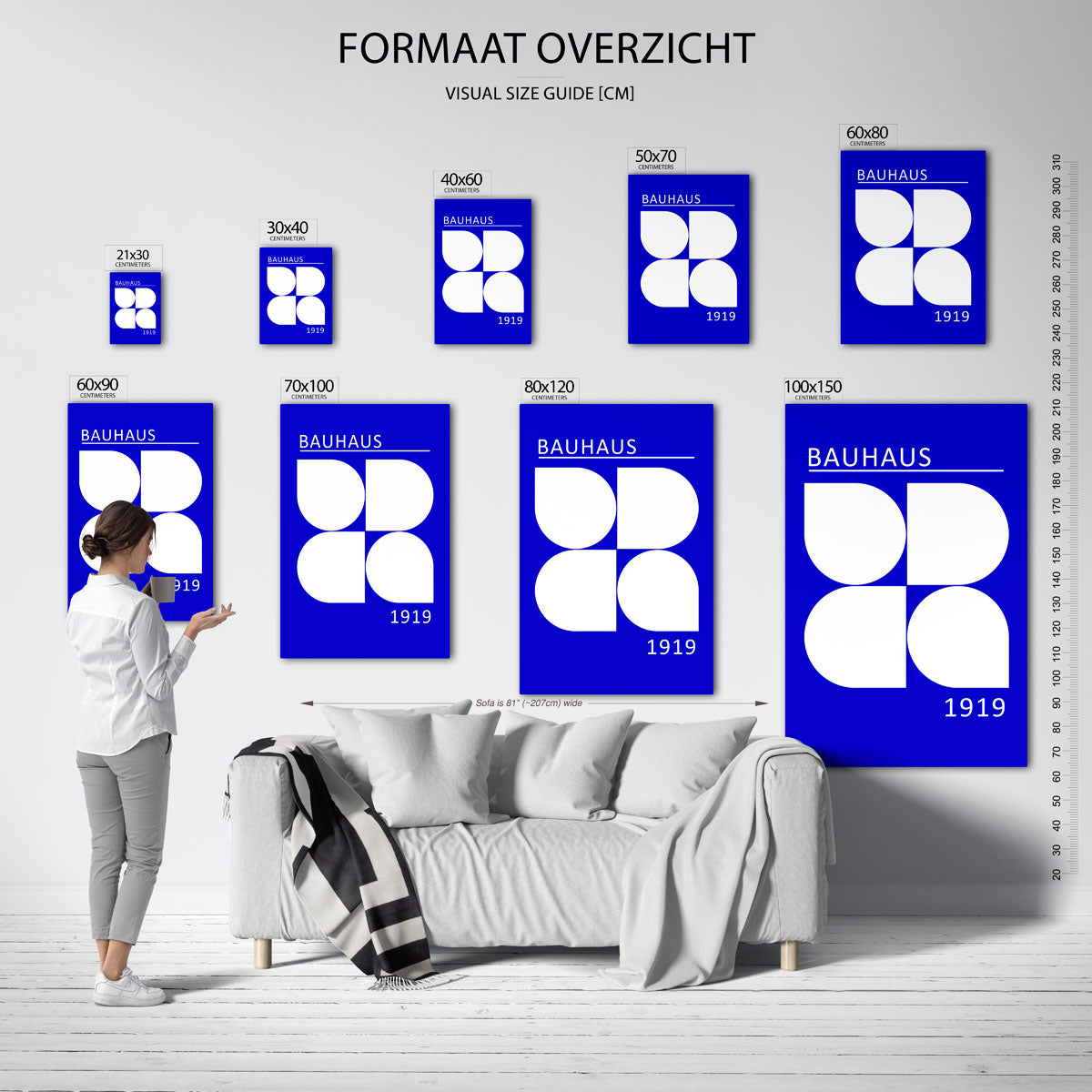 Vormen en vlakken Poster