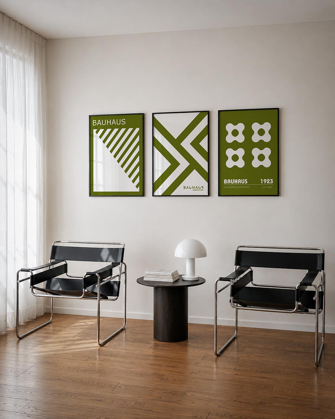Diagonal lijnen Posterset