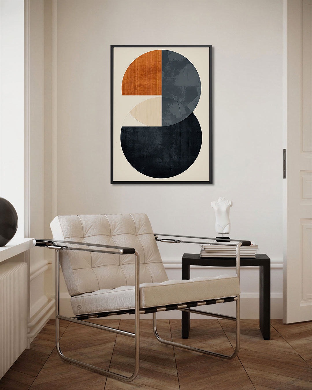 Geometrische cirkelcompositie Kunstwerk