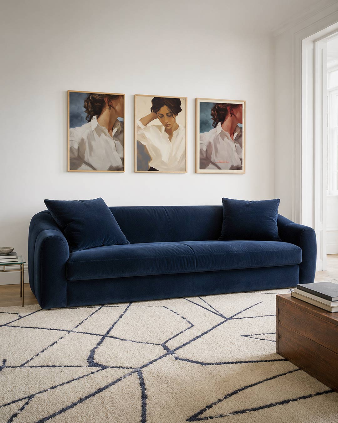 Zachte kleurvlakken Posterset