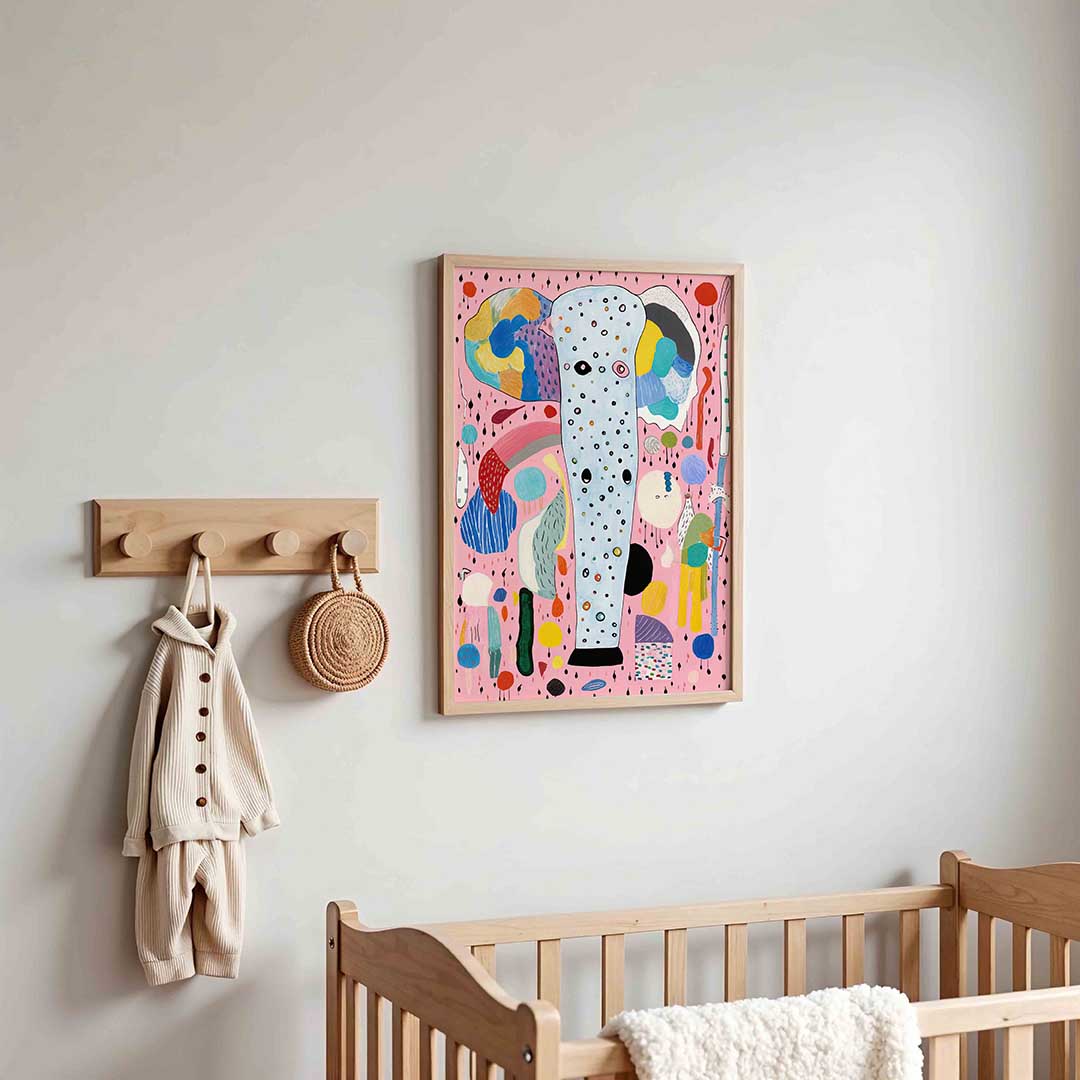 Abstracte vormen en kleuren Poster