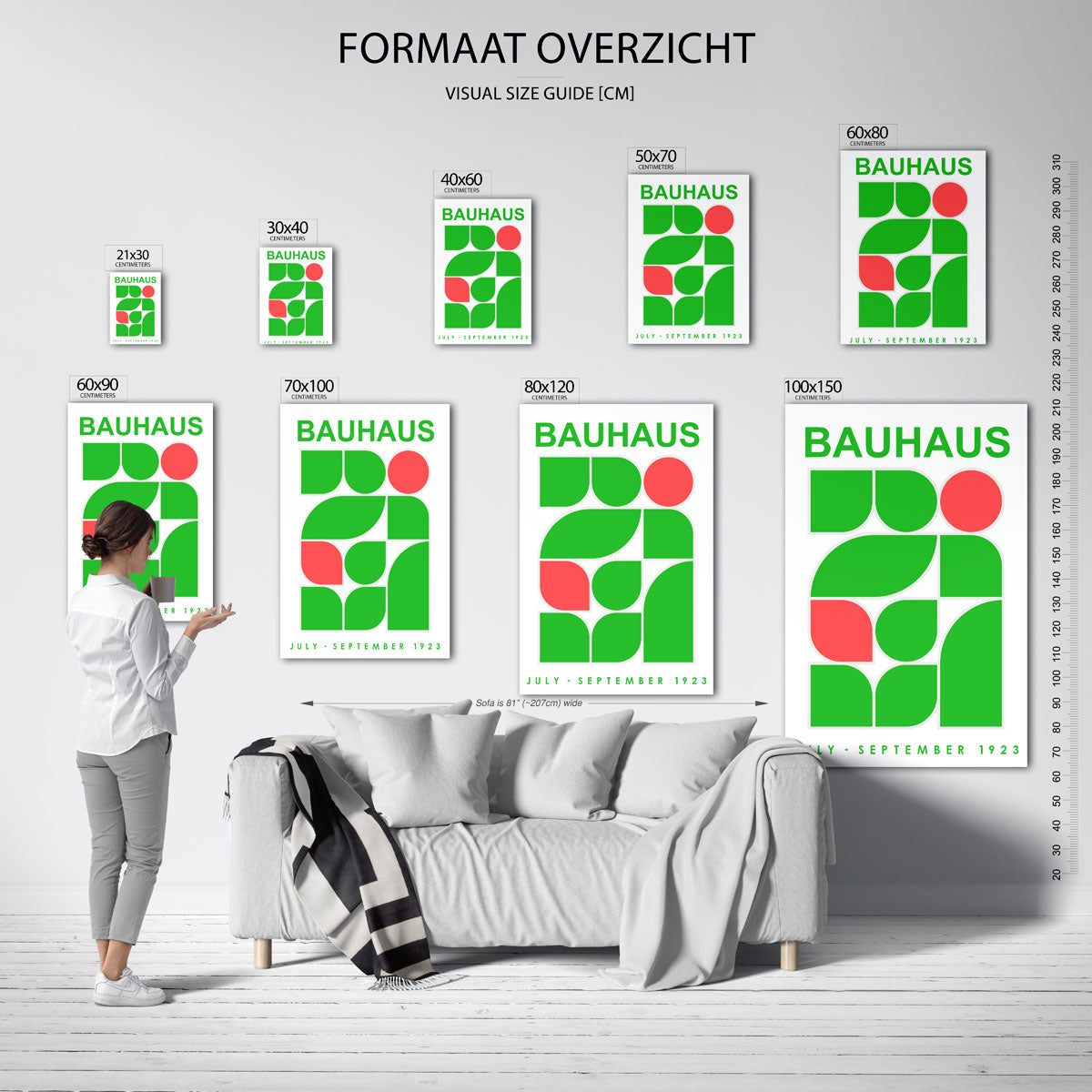 Vormen en vlakkenspel Poster