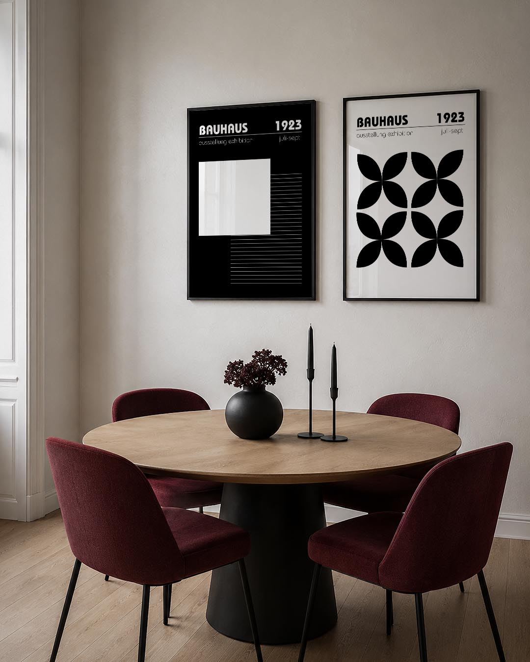 Lijnen en vlakkenspel Posterset