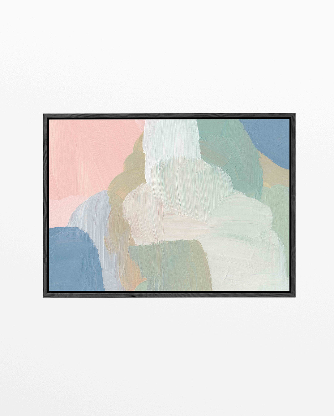 Zachte kleurencompositie Kunstwerk