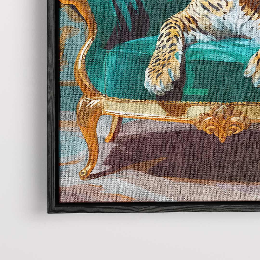 Luxueuze Luipaard Lounge Kunstwerk