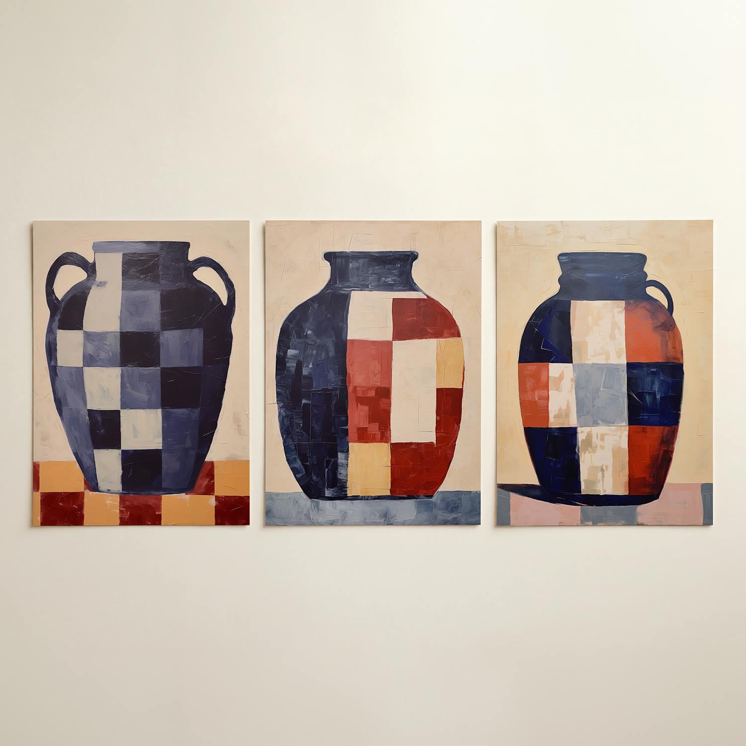 Vorm en kleurvlakken Posterset