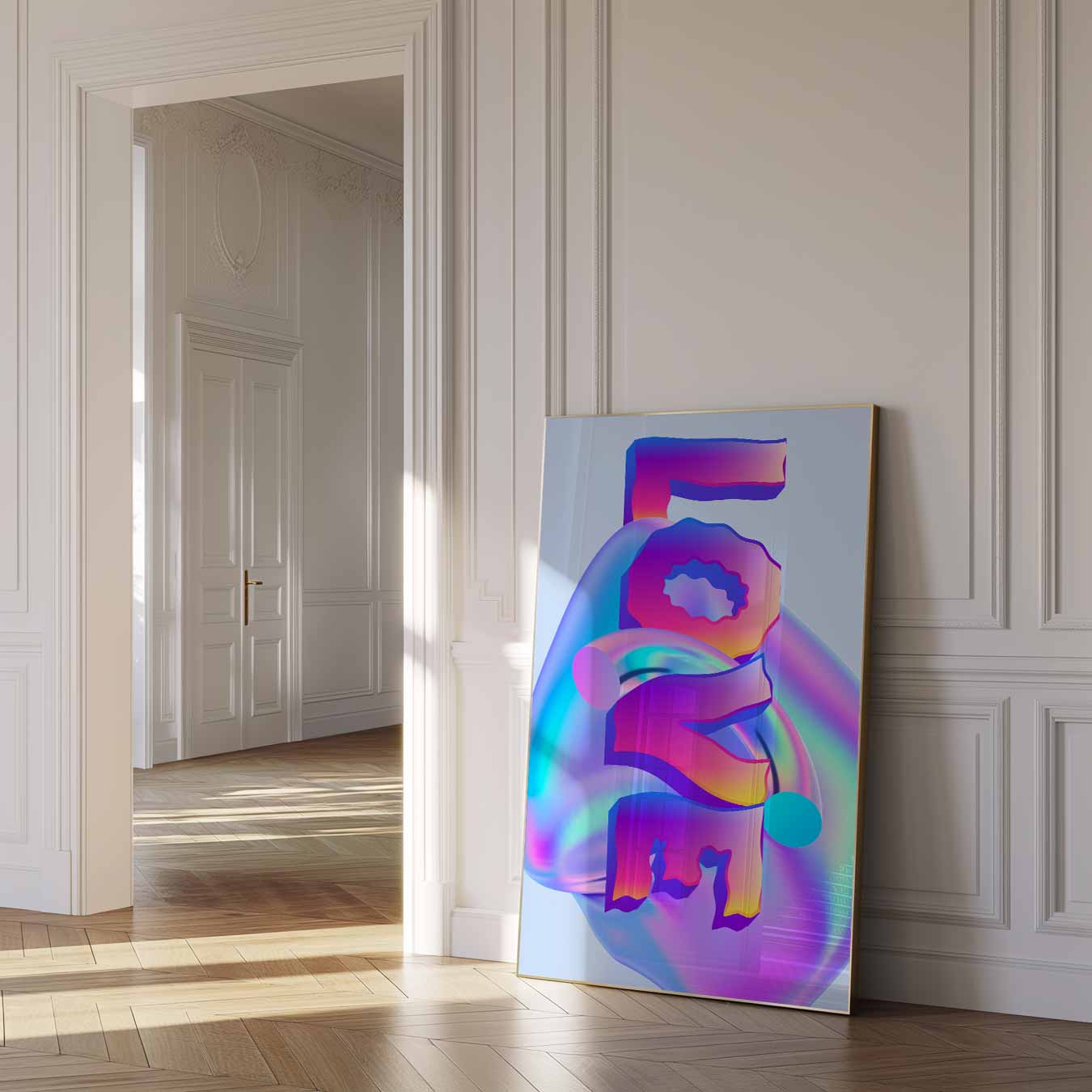 Kleurvolle Abstractie Poster-WallArtistic