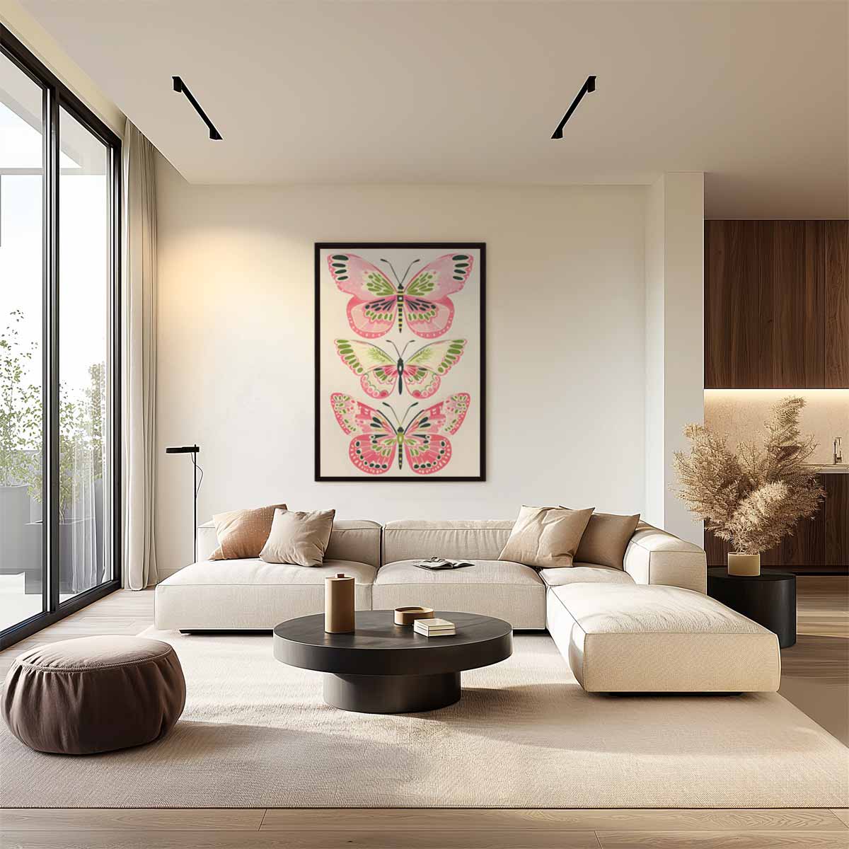 Vlinderdroom Kunstwerk Kunstwerk-canvas-dibond-plexiglas-wanddecoratie-WallArtistic