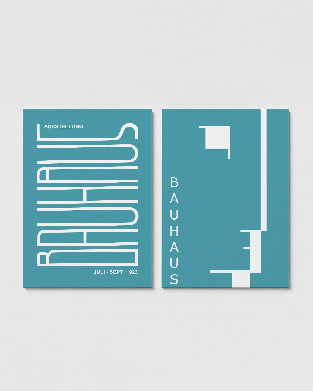 Lijnen en kleurvlakken Posterset