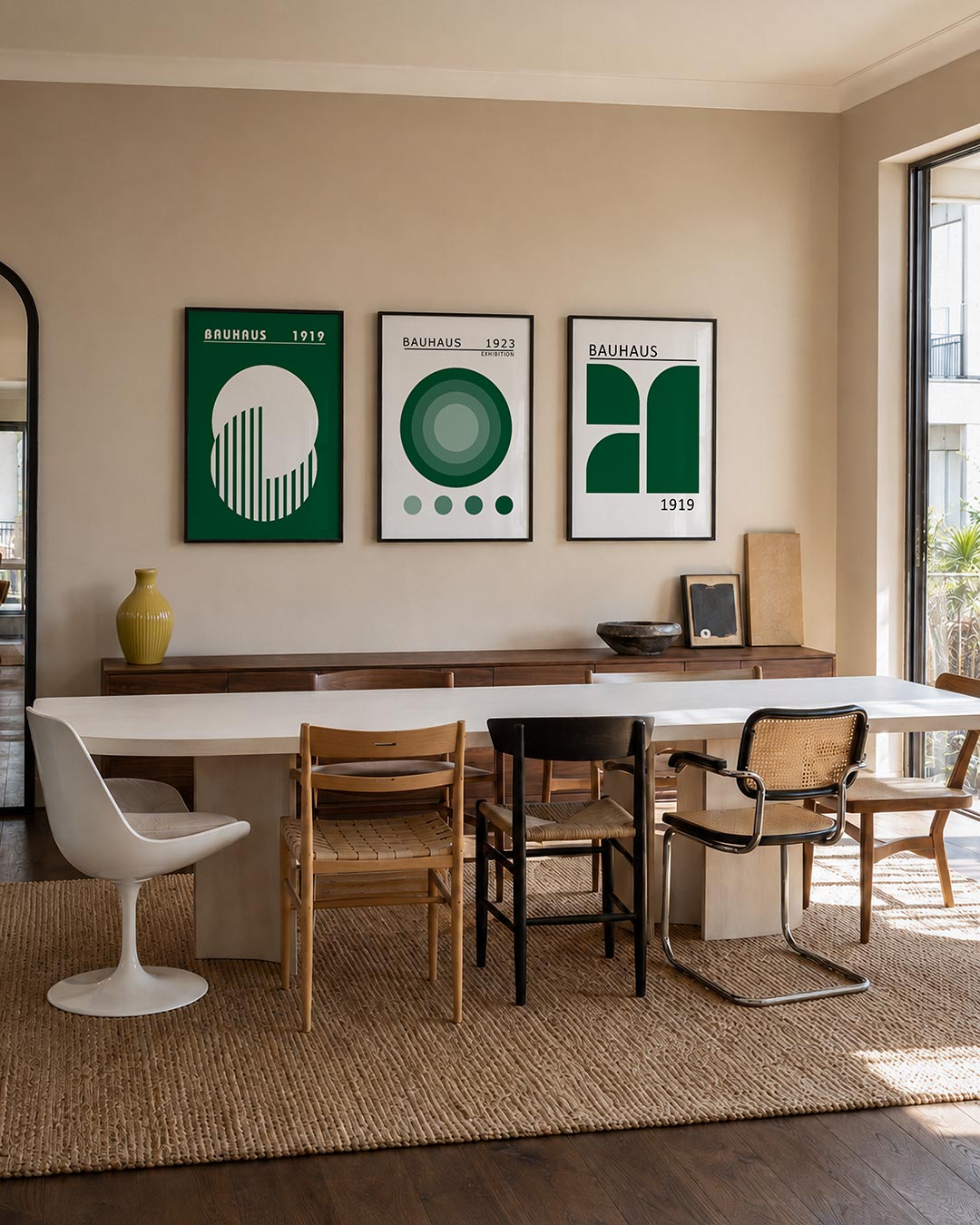 Cirkel en strepen Posterset