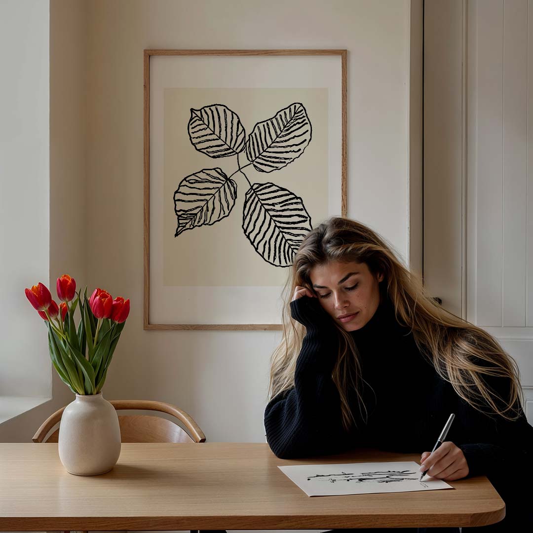Minimalistische Botanische Poster-WallArtistic