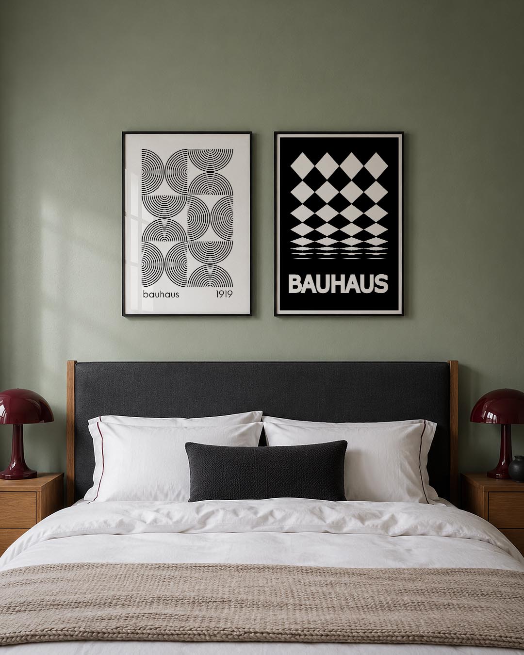 Cirkelritme en lijnen Posterset