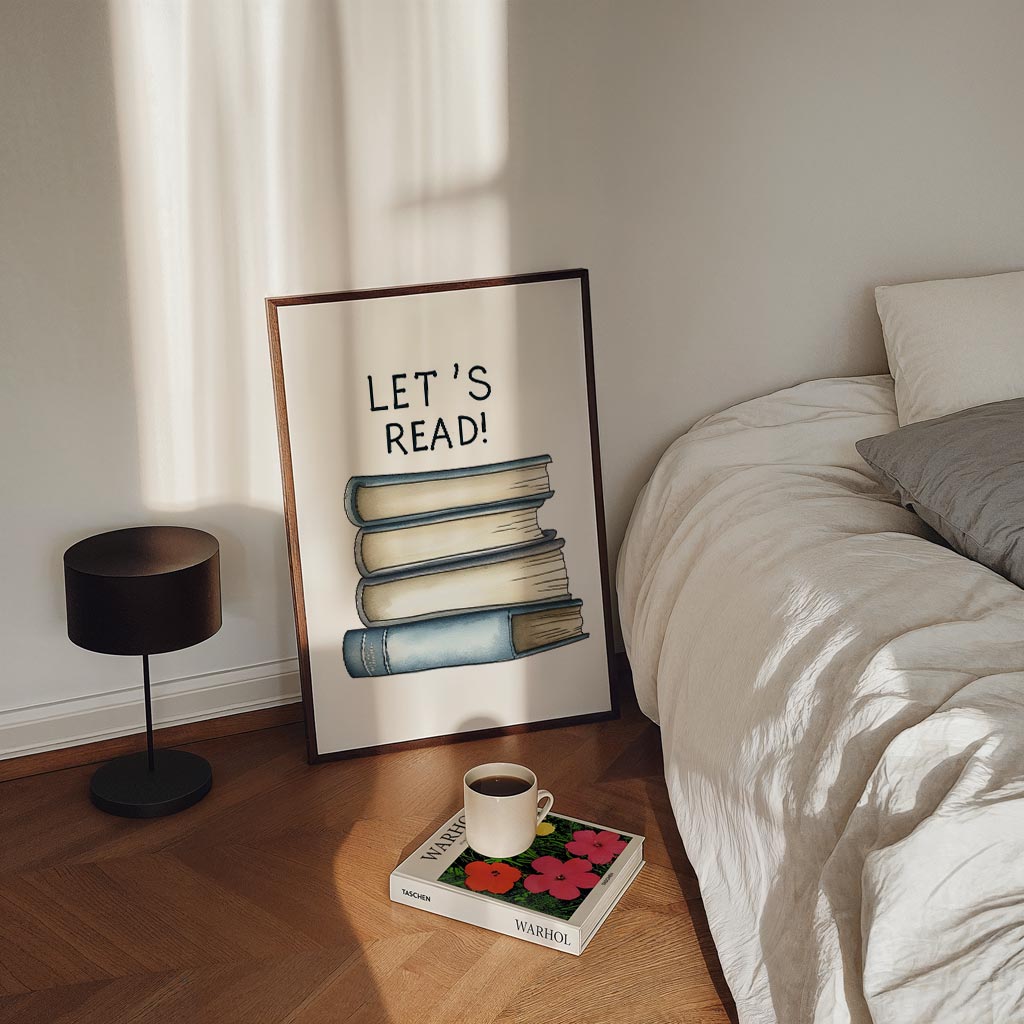 Boekenliefde Poster-WallArtistic