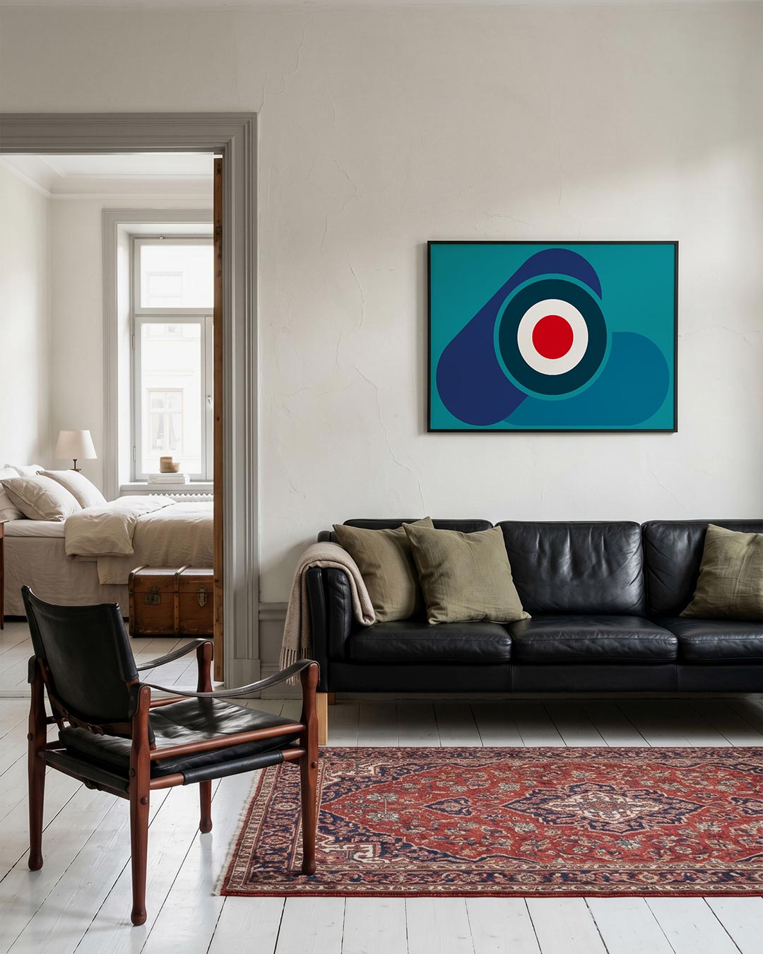 Cirkelvormen en kleur Poster