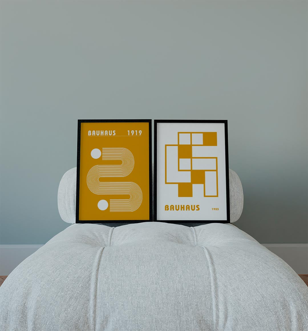 Lijnenspel en kleur Posterset
