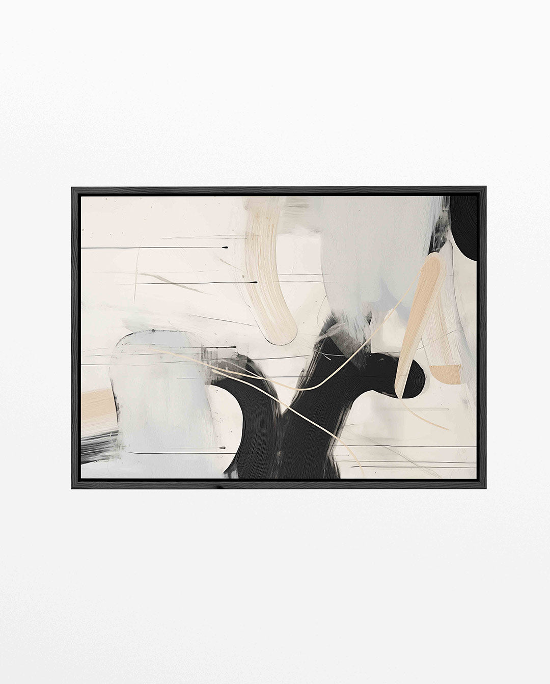 Dynamische lijnen en vormen Kunstwerk