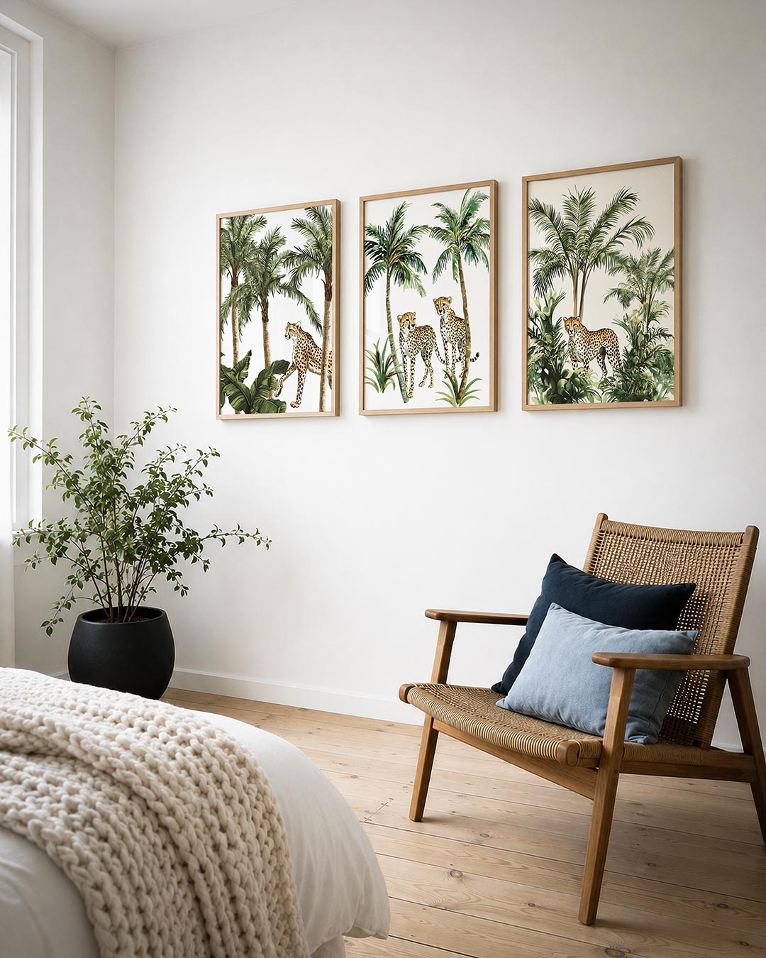 Jungle en jachtluipaard Posterset