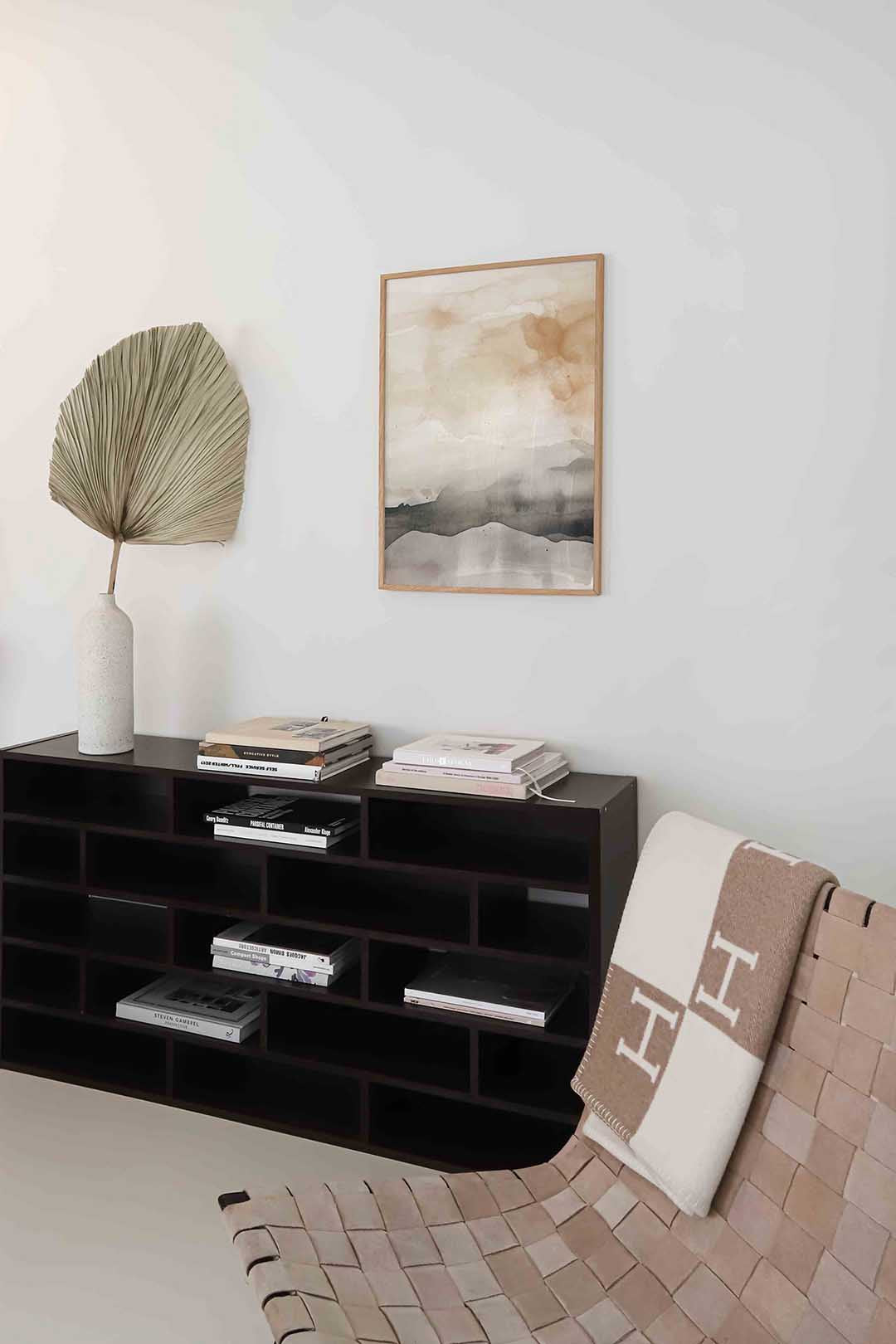 Abstracte landschapsweergave Poster