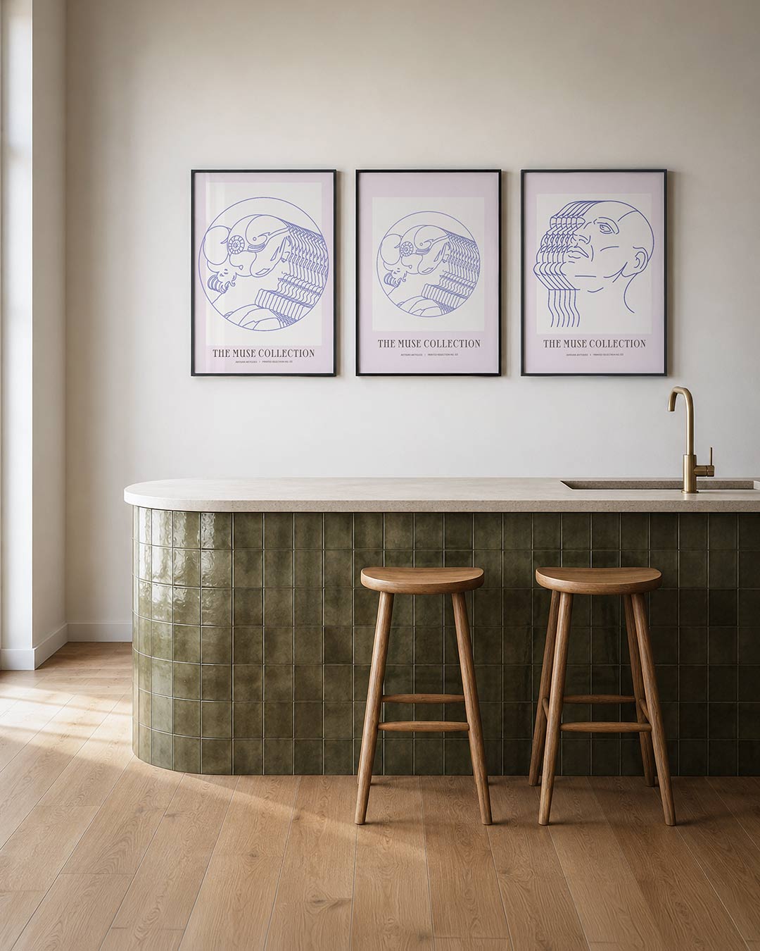 Lijnen en herhaling Posterset