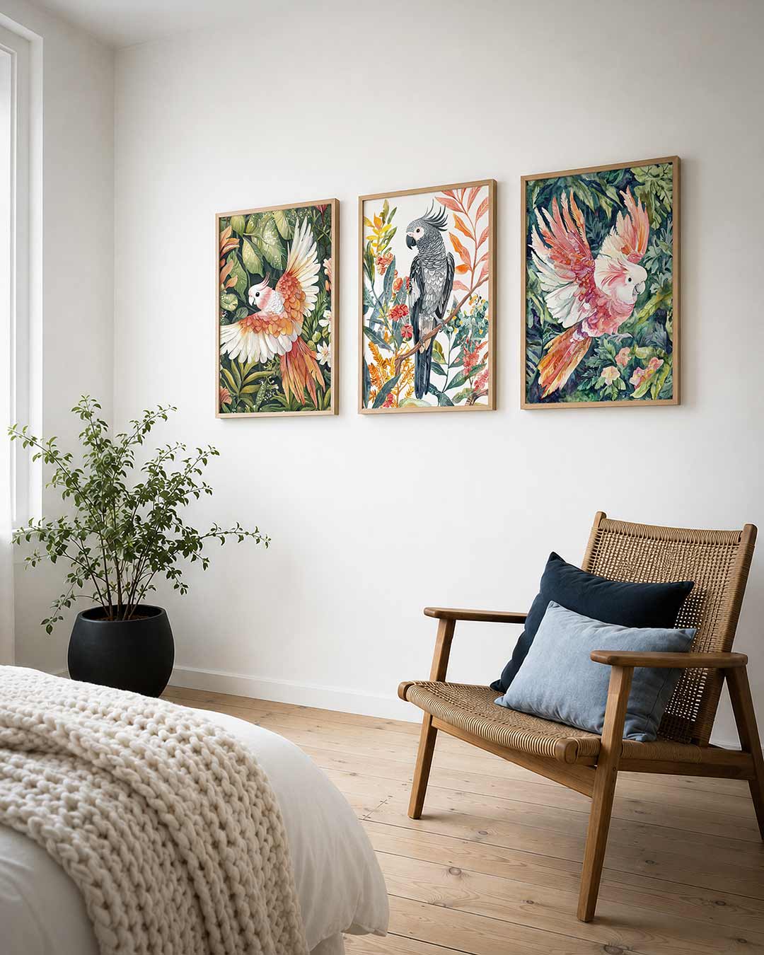 Vleugels en bladeren Posterset