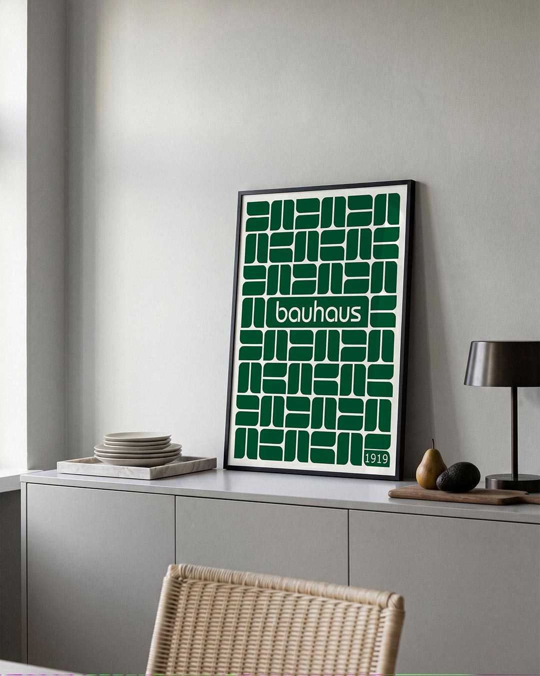 Vormritme en kleur Poster