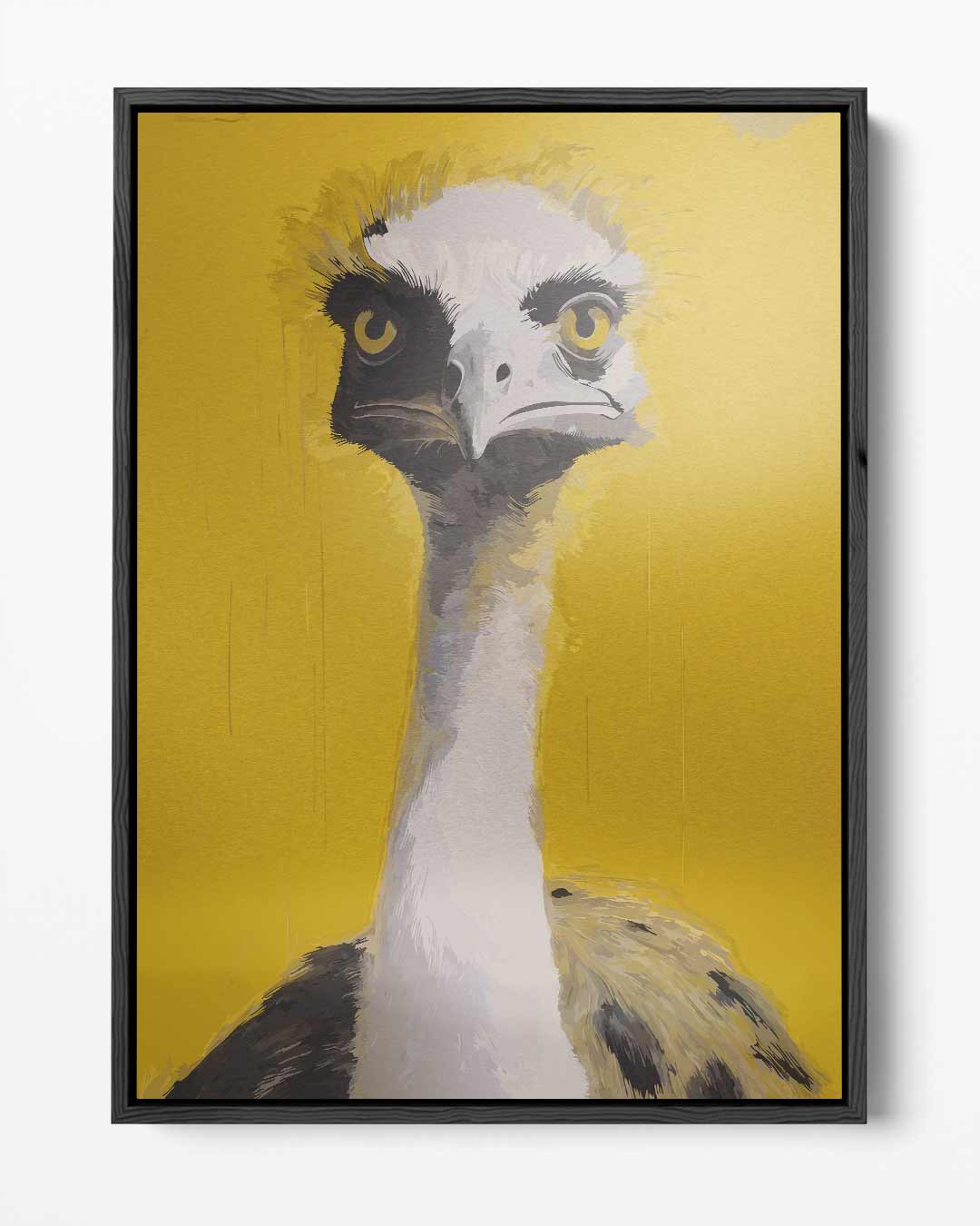 Struisvogel Portret Kunstwerk