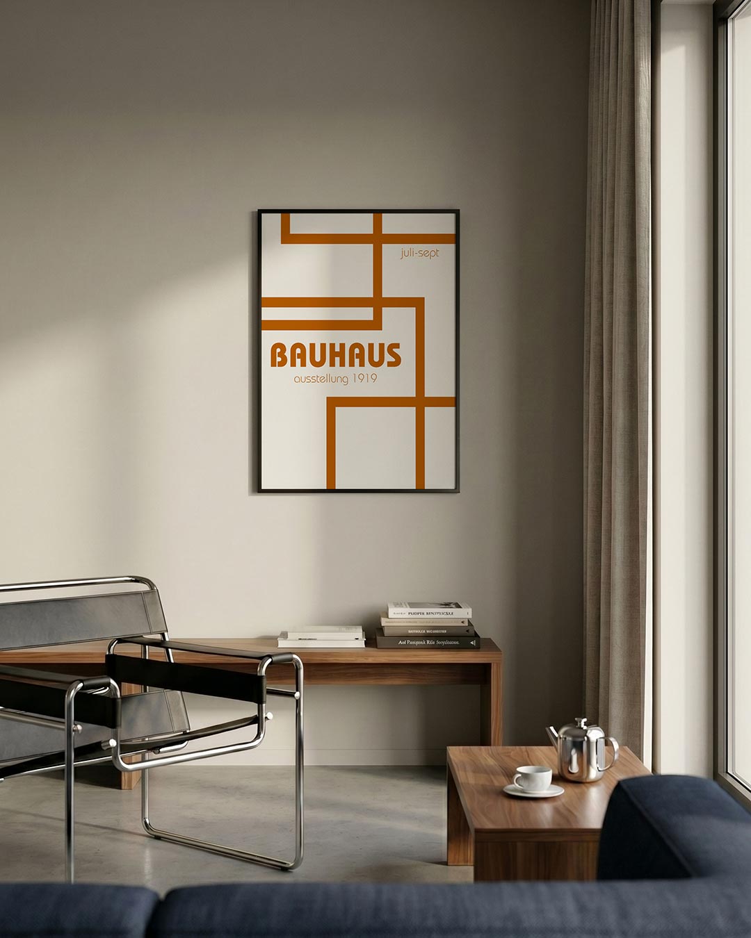 Lijnenspel en kleur Poster