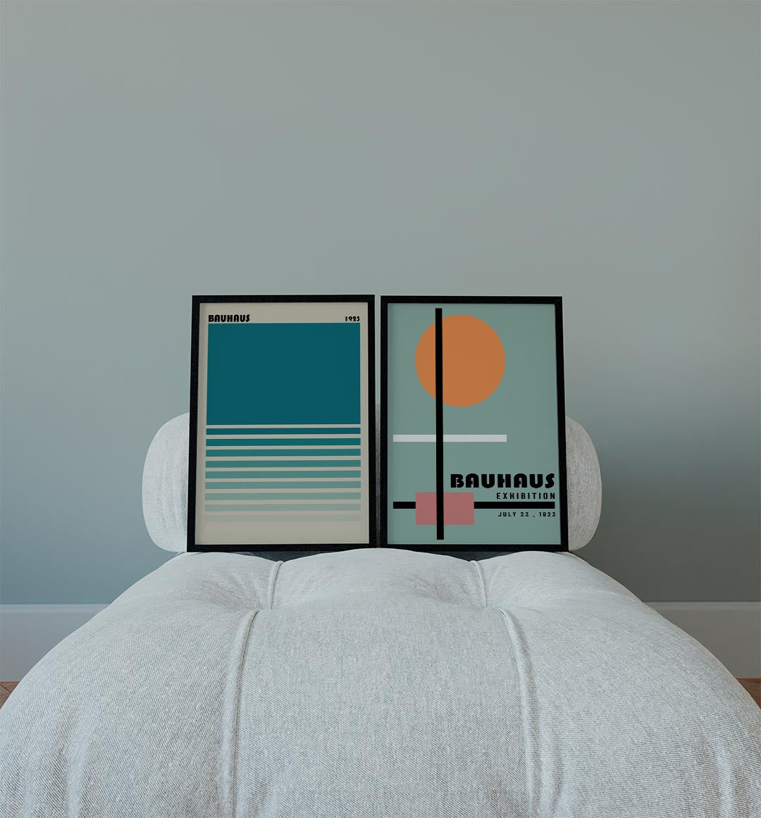 Kleurvlakken en lijnen Posterset