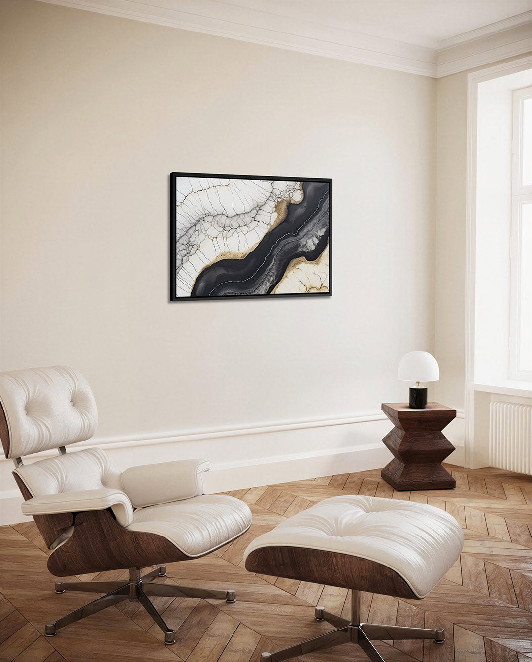 Organische lijnen Kunstwerk