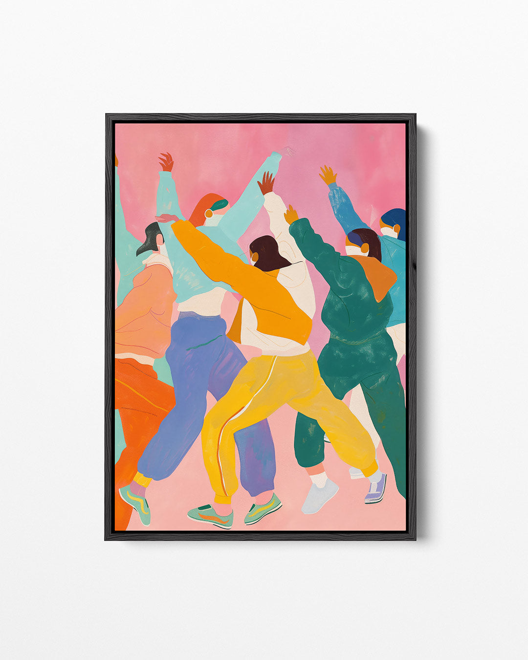 Dansende figuren Kunstwerk