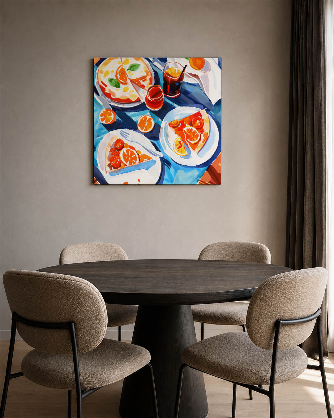 Dynamische eettafel Kunstwerk