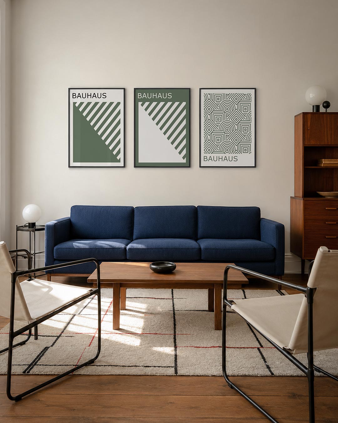 Lijnenspel en vlakken Posterset