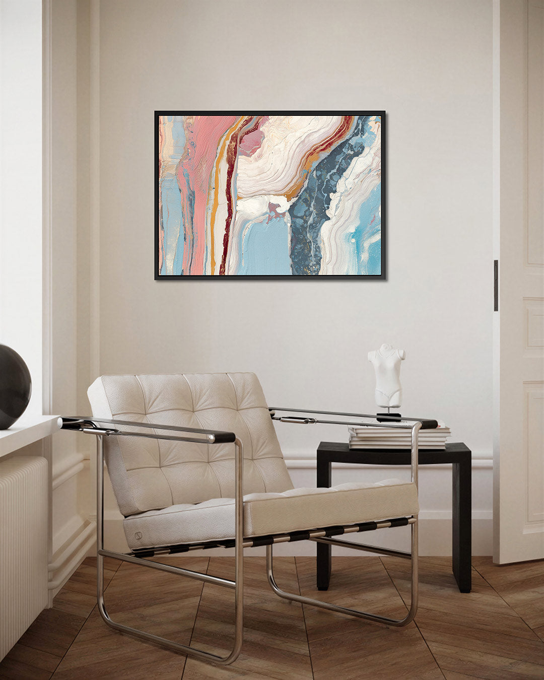 Organische kleurenstroom Kunstwerk