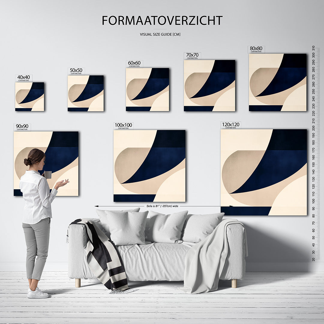 Organische vormen Kunstwerk