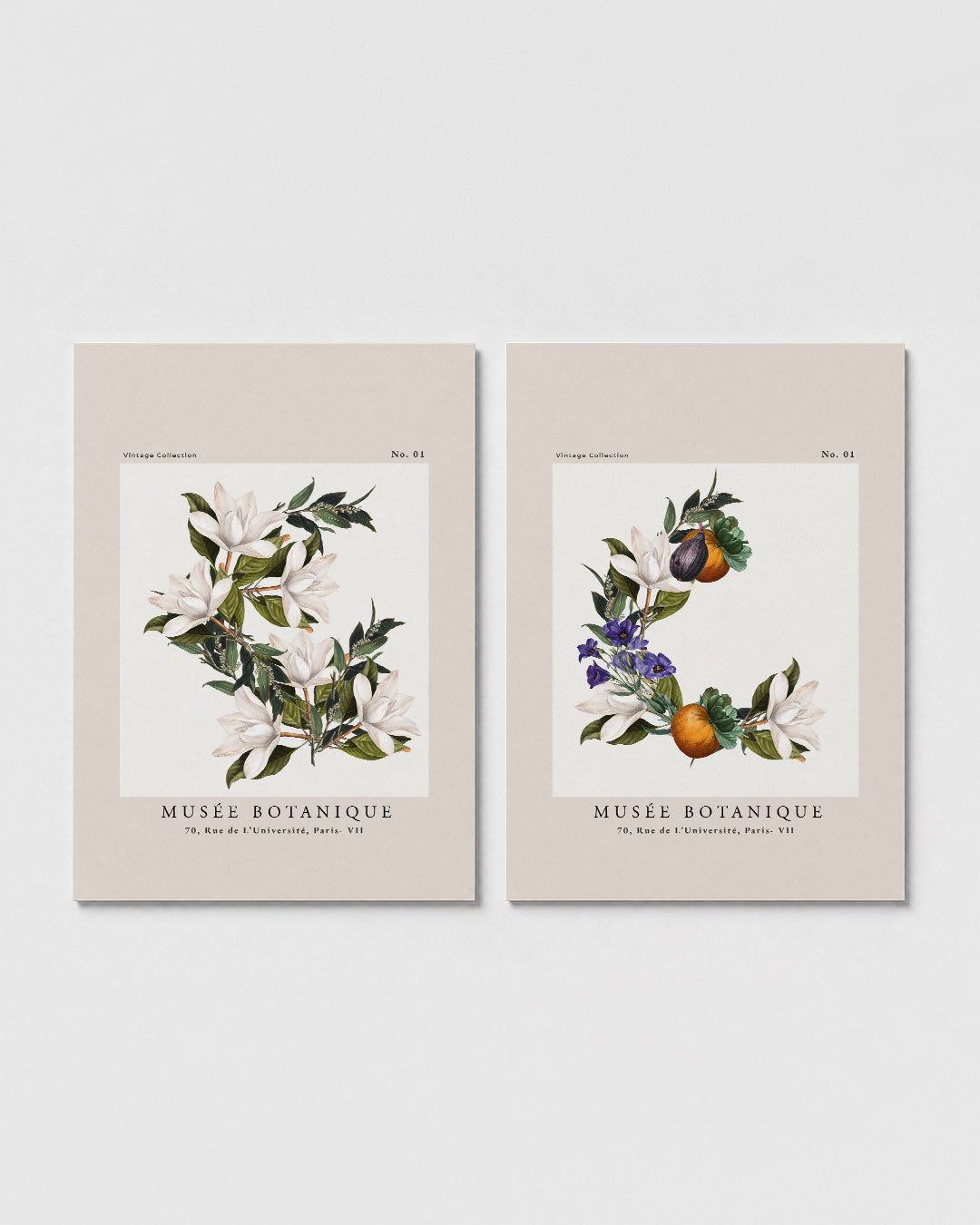 Bloemrijke elegantie Posterset