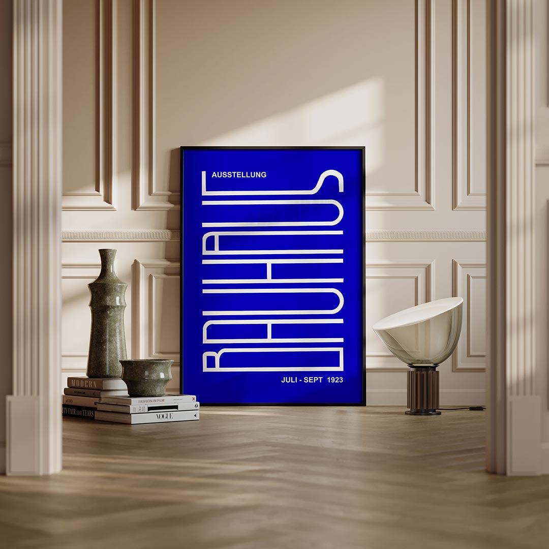 Lijnen en kleurvlakken Poster