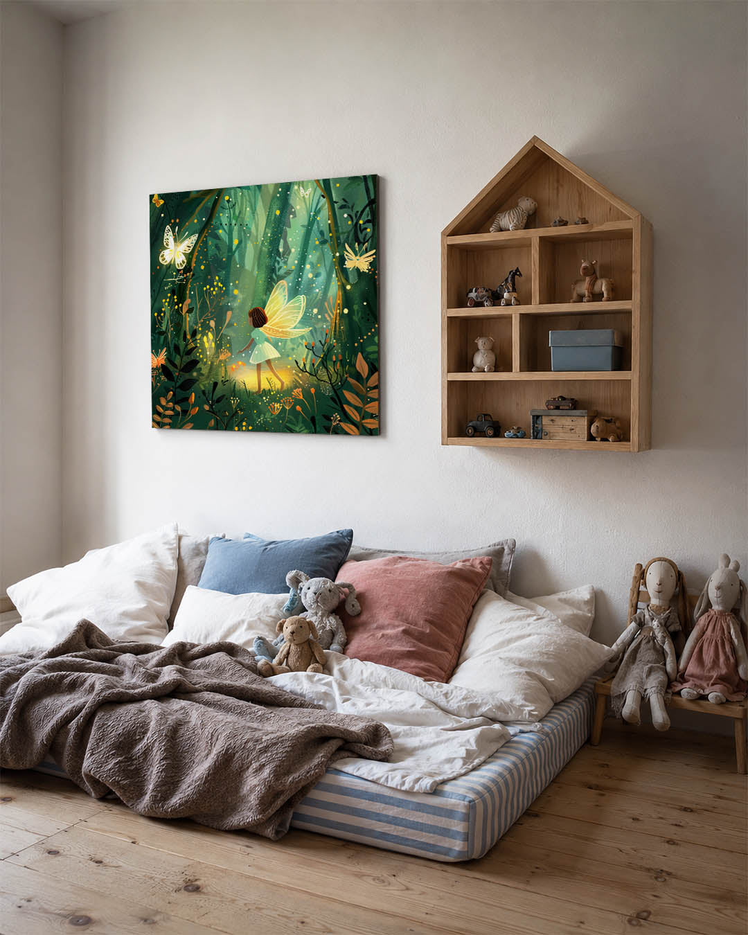 Sprookjesachtig bos Kunstwerk