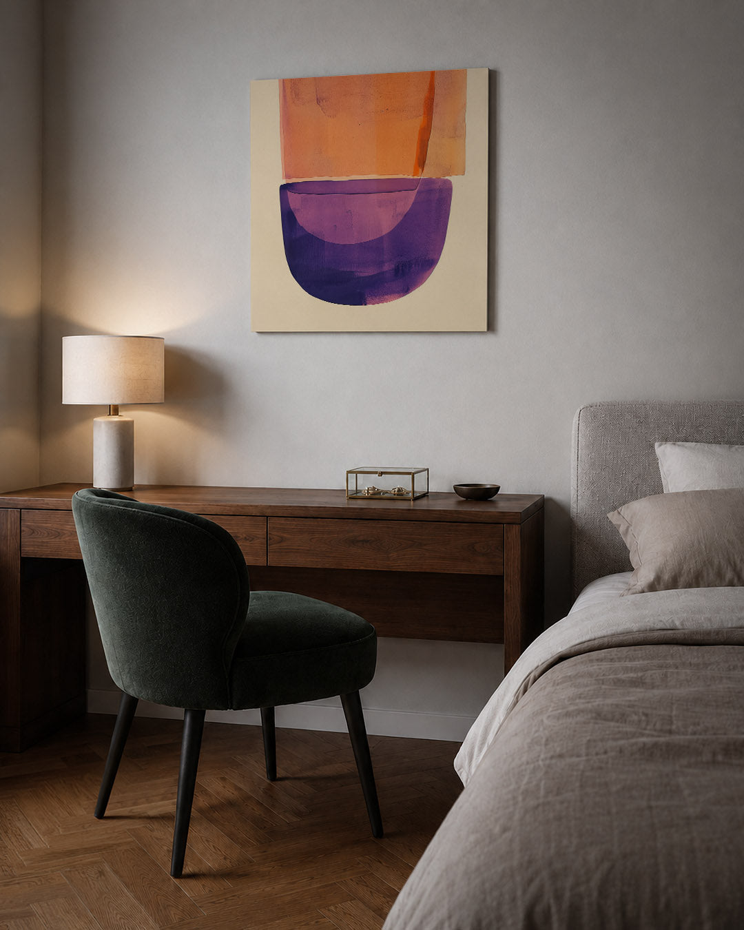Vormen in kleur Kunstwerk