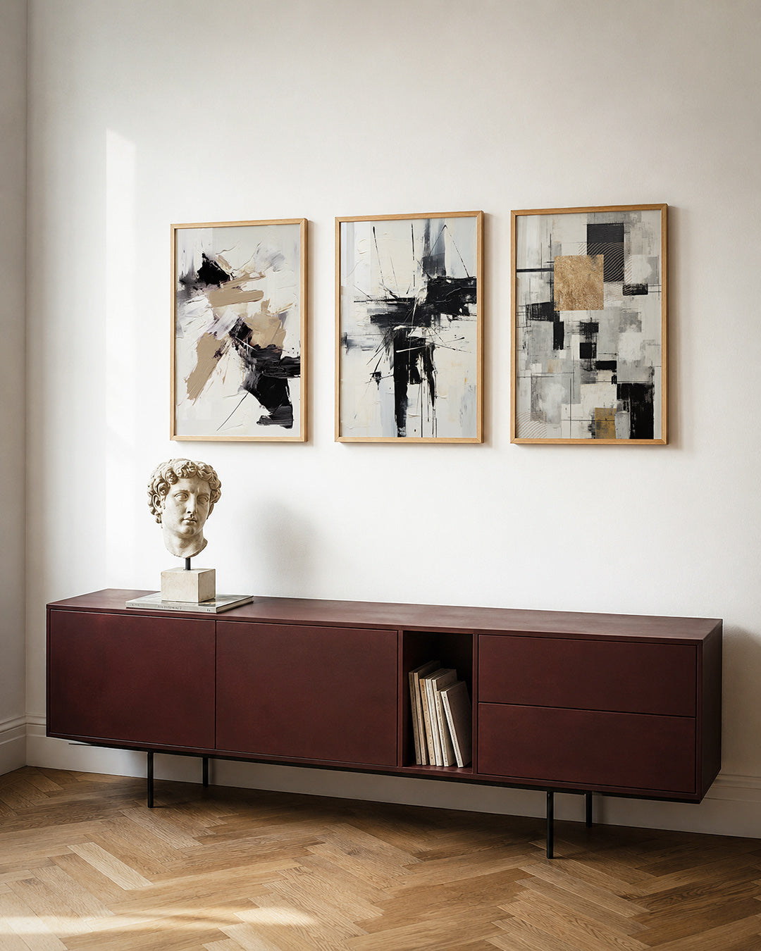 Dynamische kleurvlakken Posterset