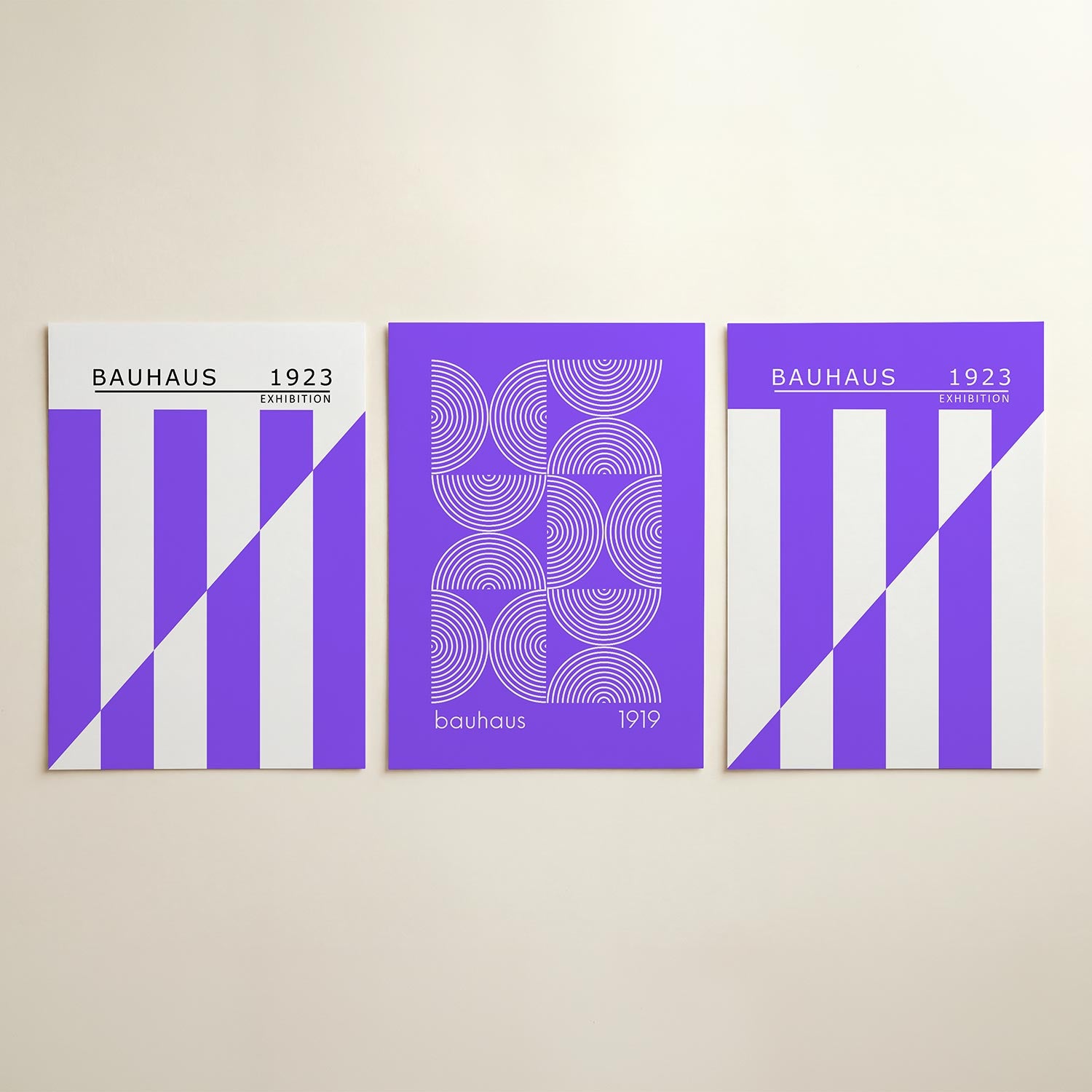 Lijnen en kleurvlakken Posterset