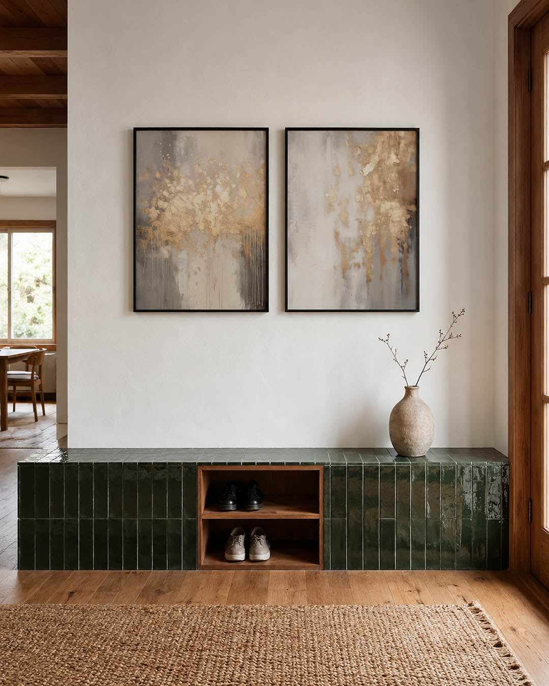 Gouden vervaging Posterset
