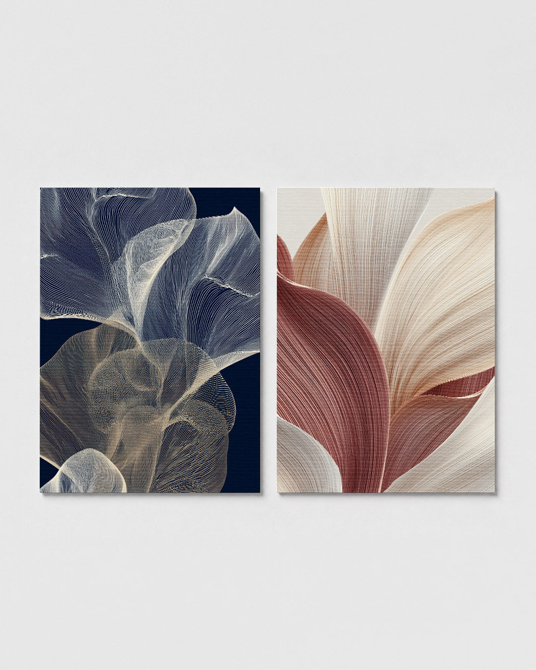 Lijnenspel en vormen Posterset