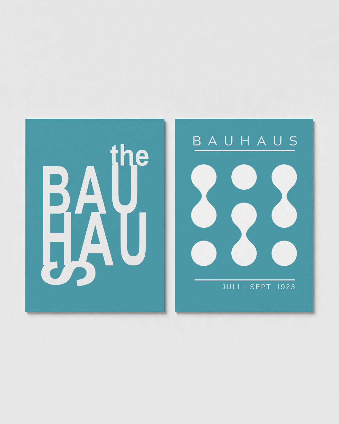 Typografisch spel Posterset