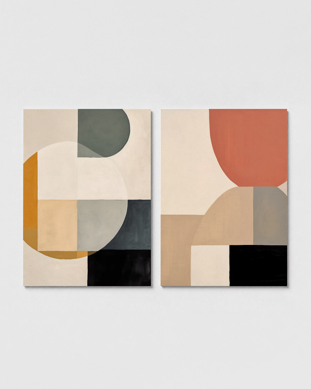 Vorm en kleurenspel Posterset