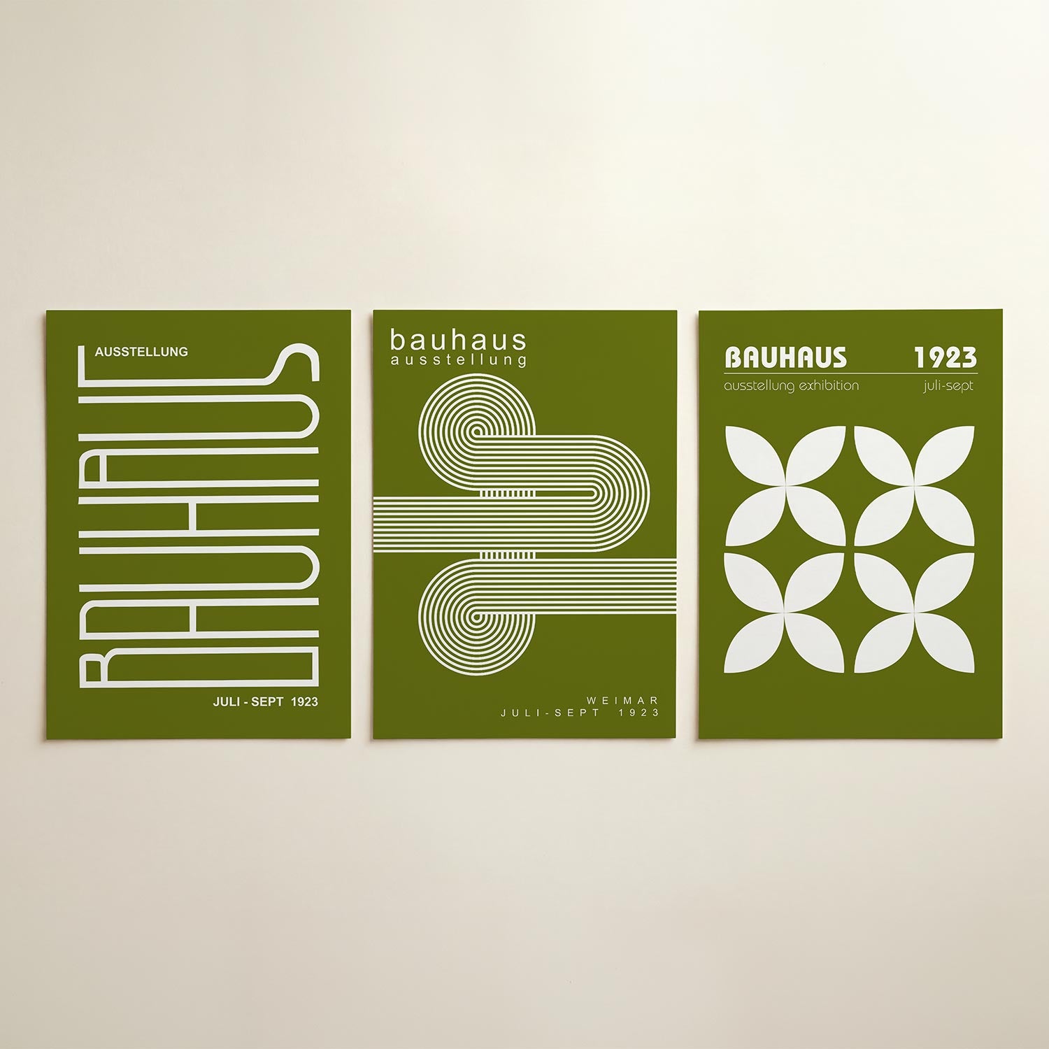 Lijnen en kleurvlakken Posterset